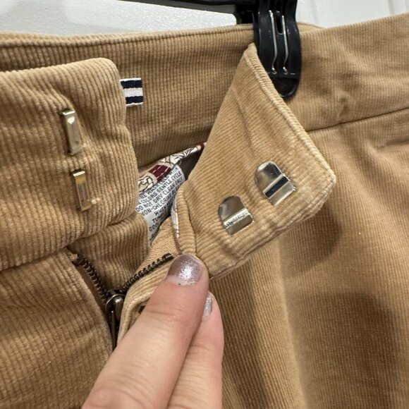 Izod Stretch 12 Khaki Tan Corduroy Pants Winter Classic EUC - Picture 4 of 6